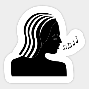 Girl Sticker